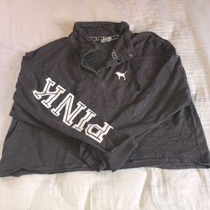 PINK Cropped Sweater